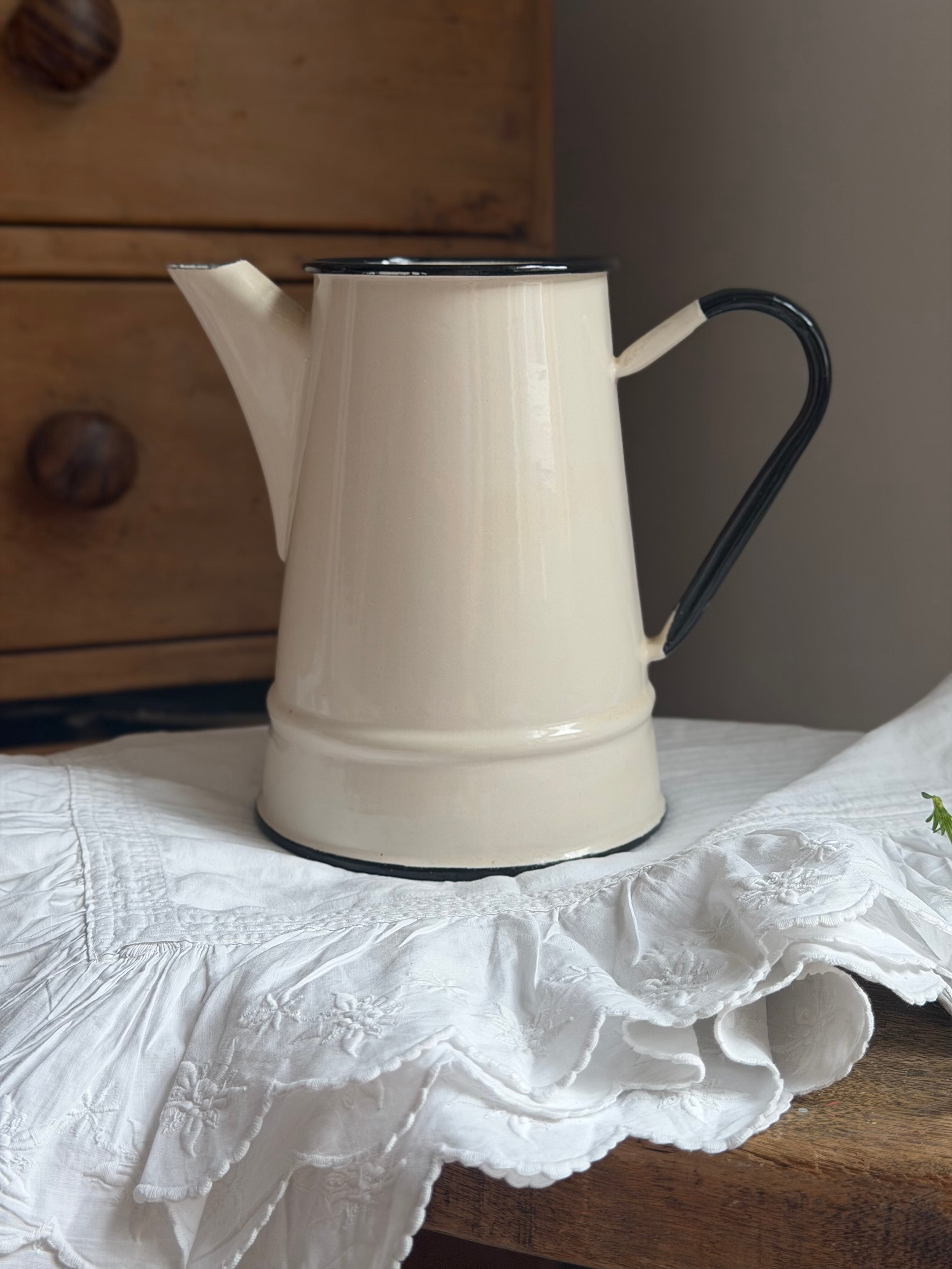 Vintage Enamel Jug
