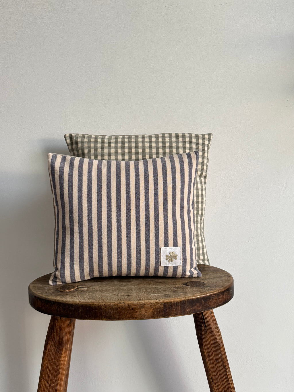 Blue Striped Cushion