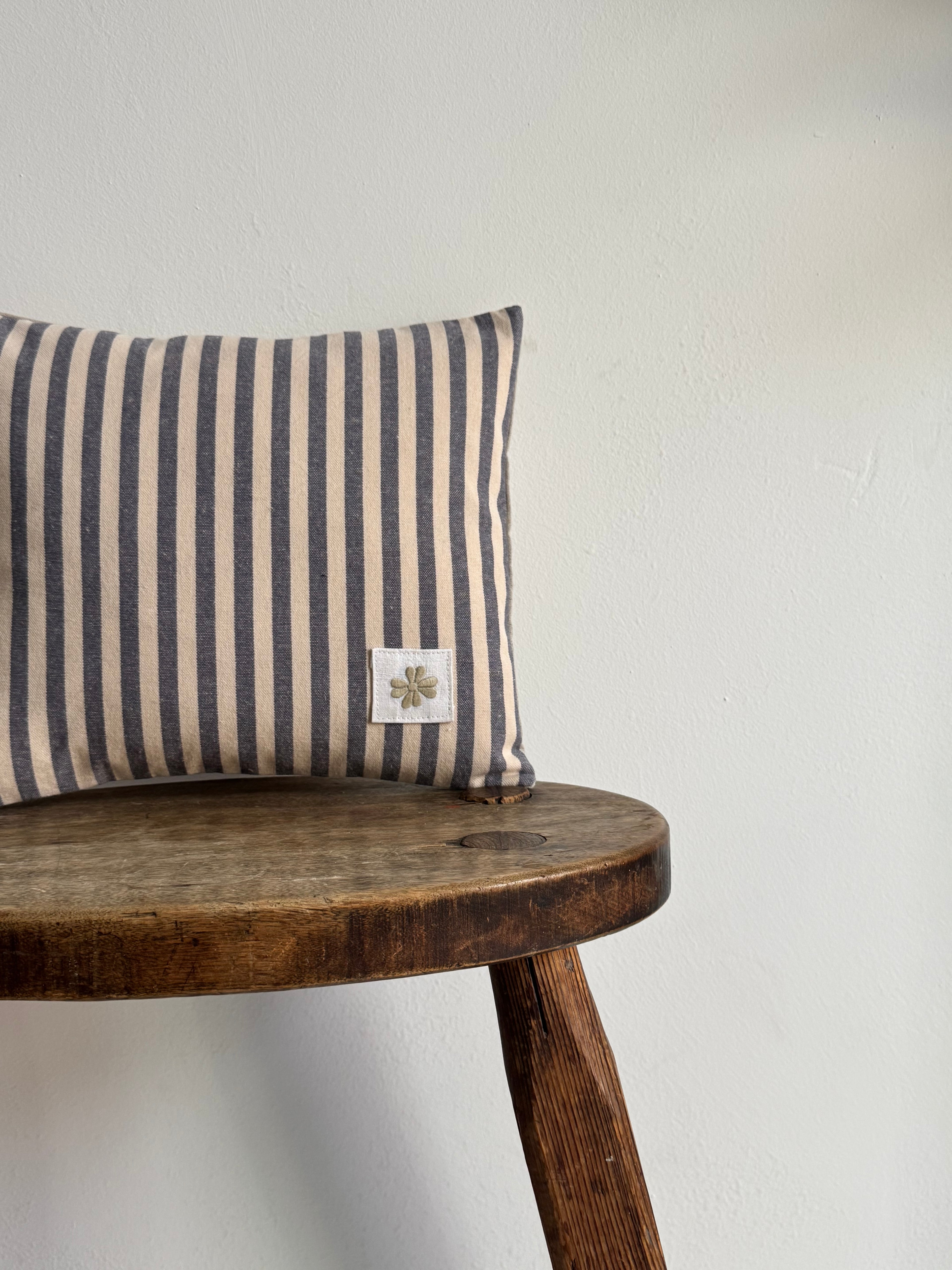 Blue Striped Cushion