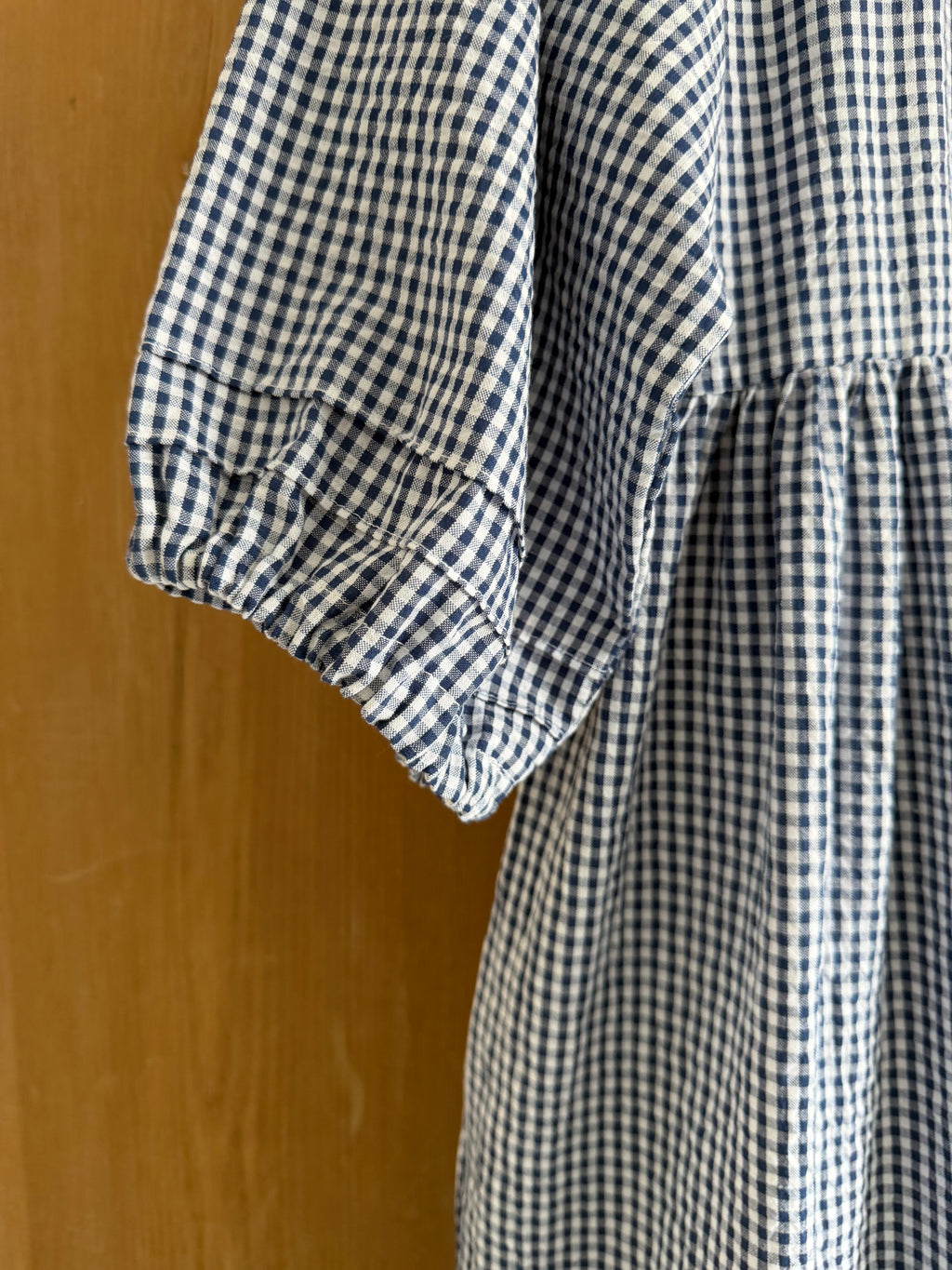Navy & White Gingham Dawn Dress