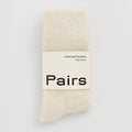 Clotted Cream Soft Alpaca Bed Socks