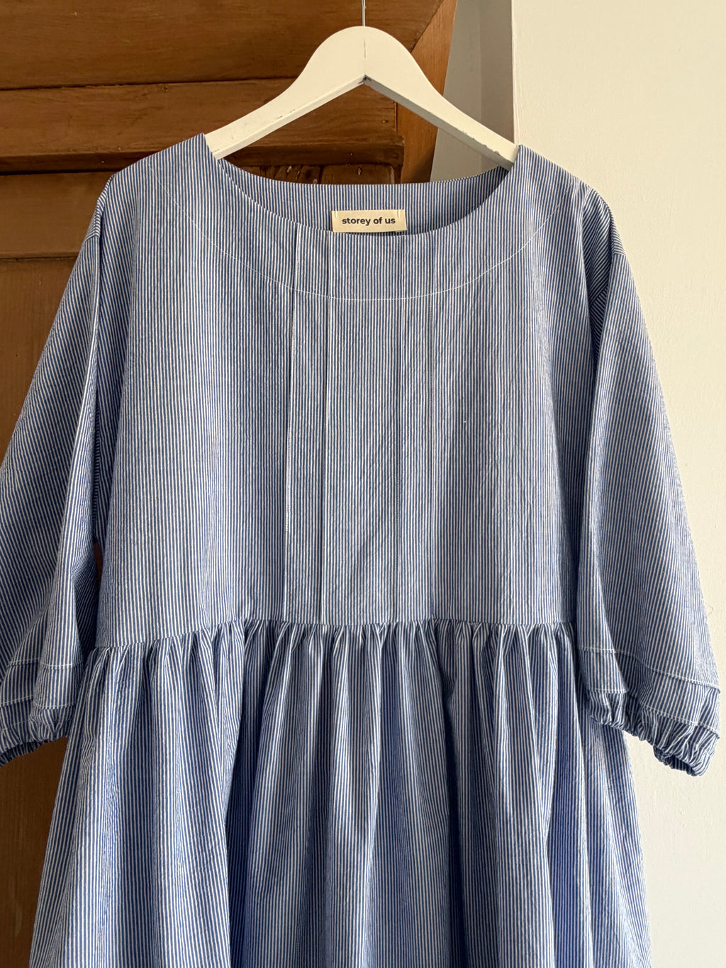 Blue & White Stripe Dawn Dress