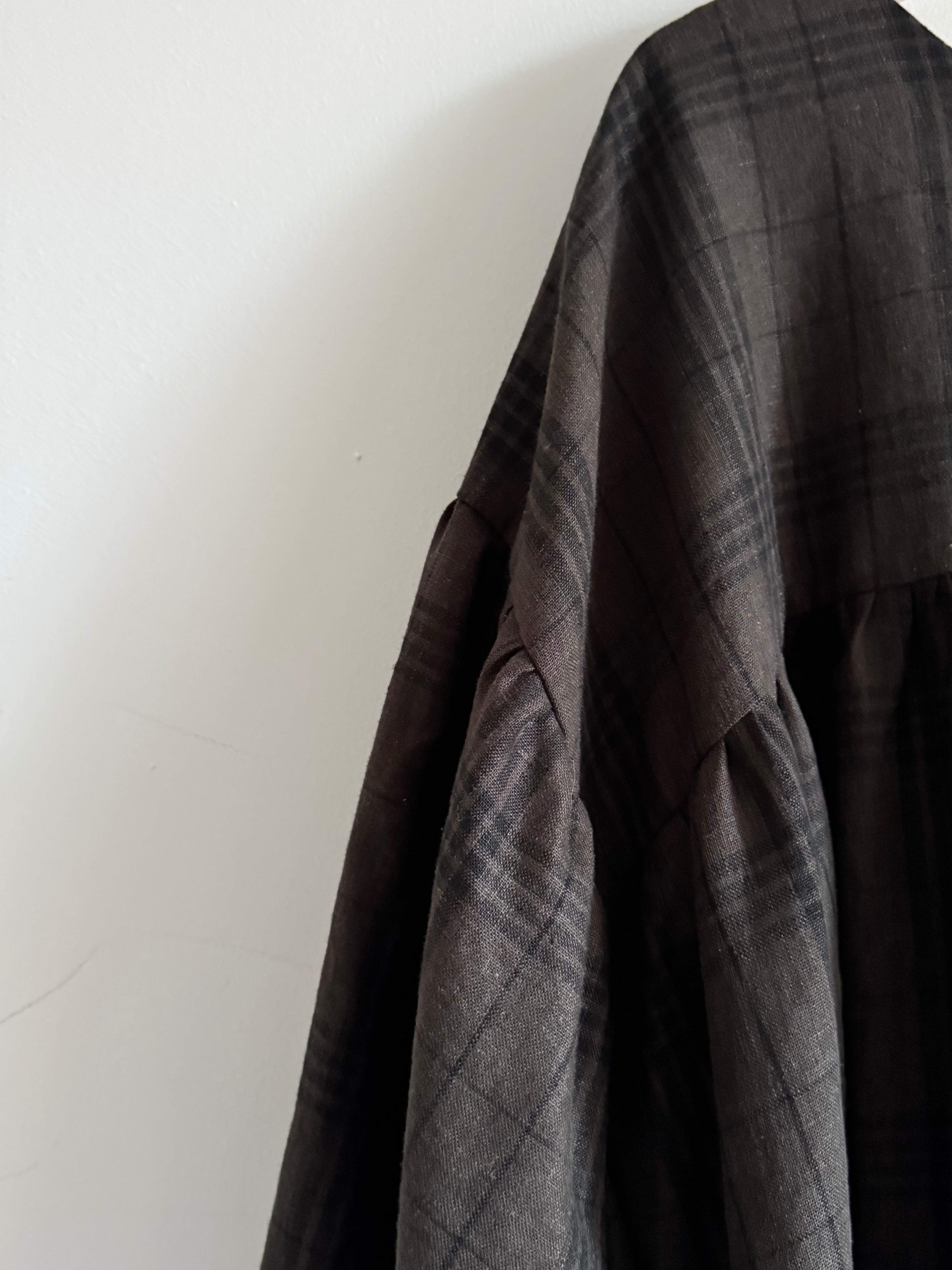 Frieda brown checked top