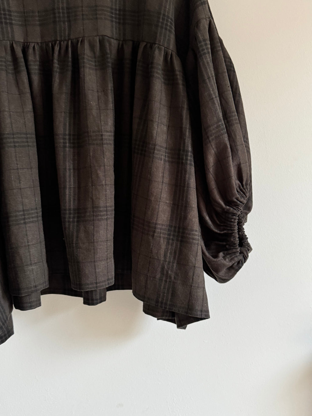 Frieda brown checked top