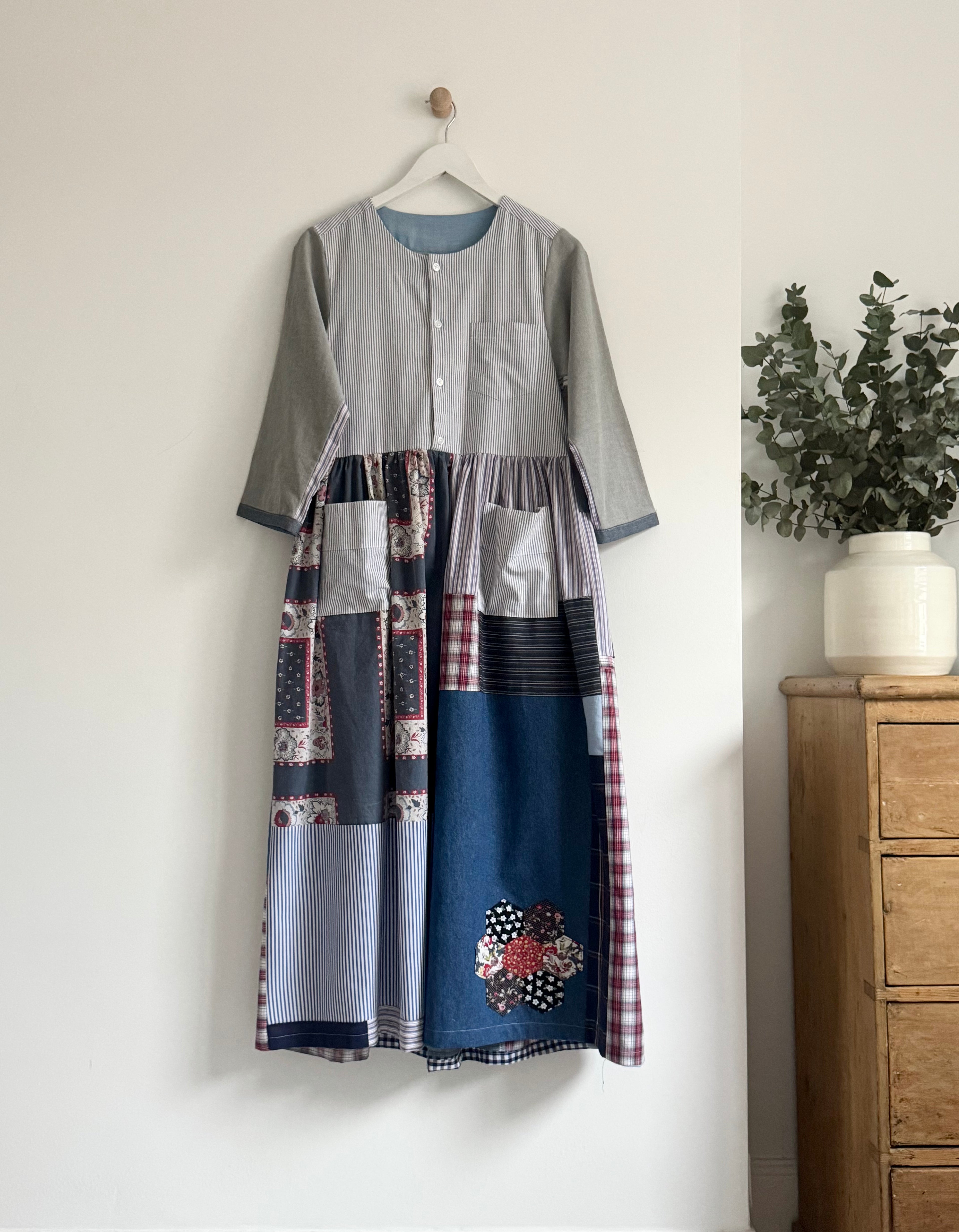 Reworked Patchwork Dress ~ 6