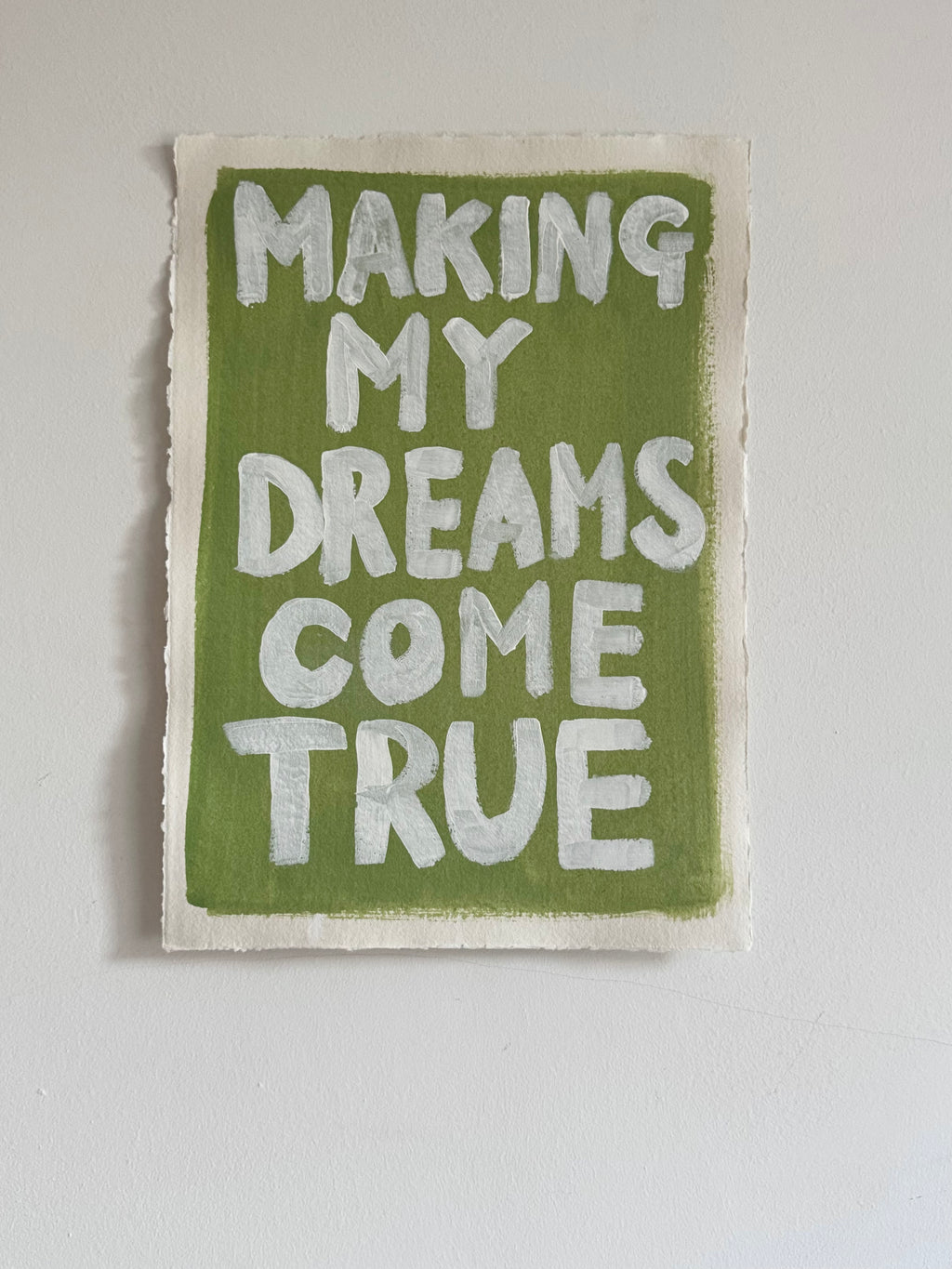 Dreams come true painting