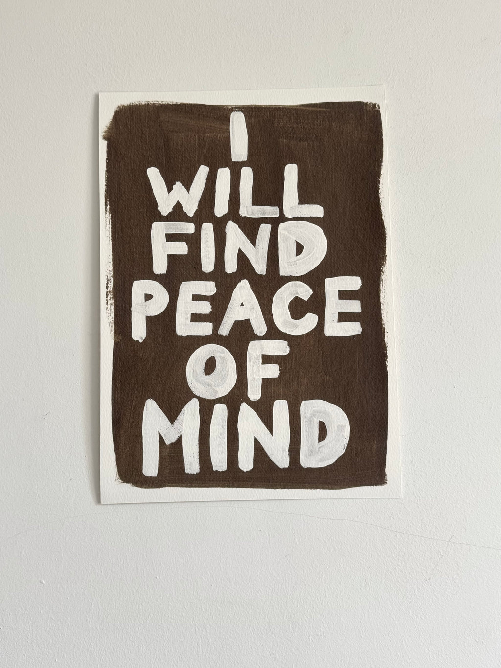 Peace of mind painting