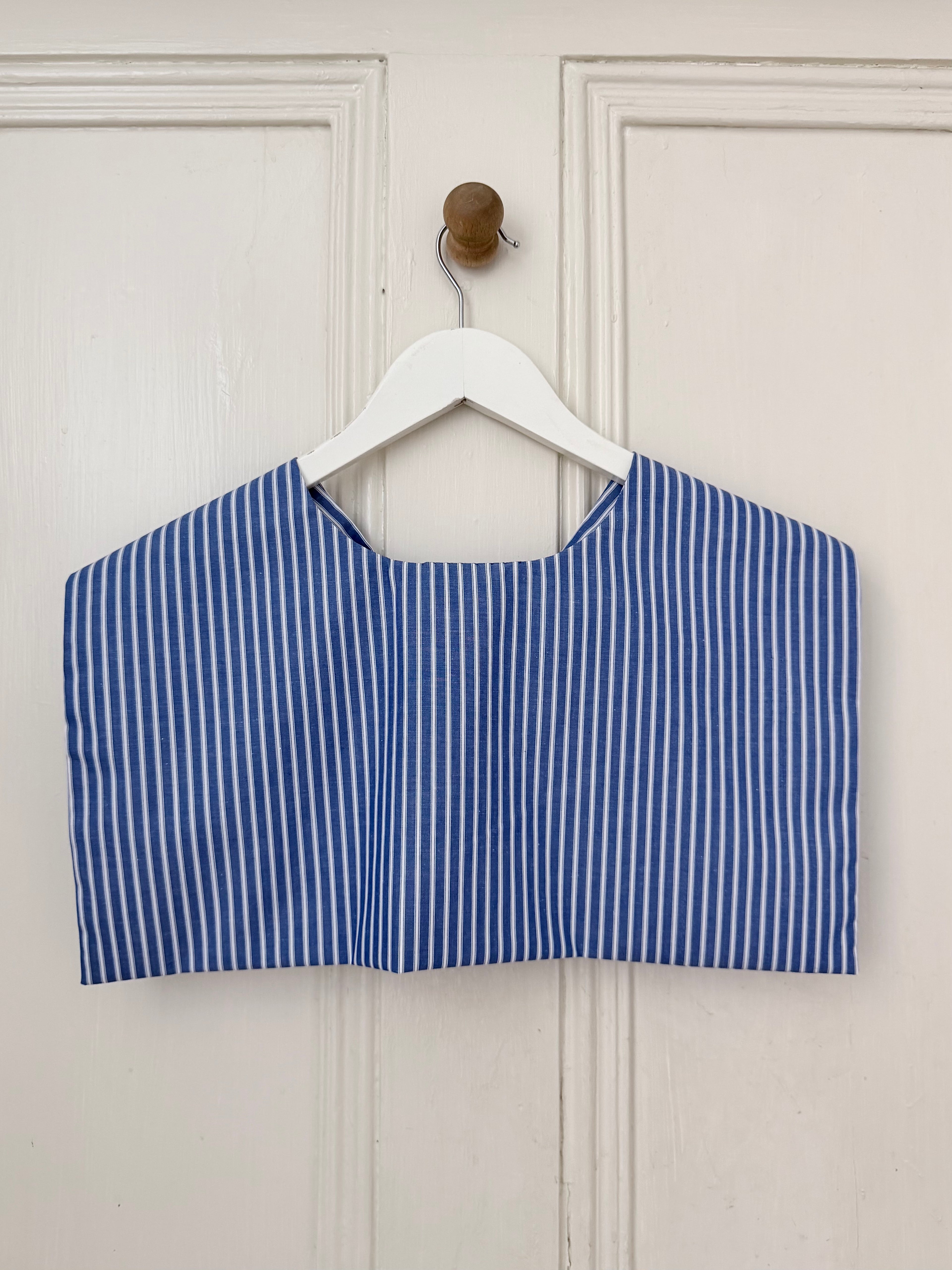 Blue & White Striped Sailor Scarf