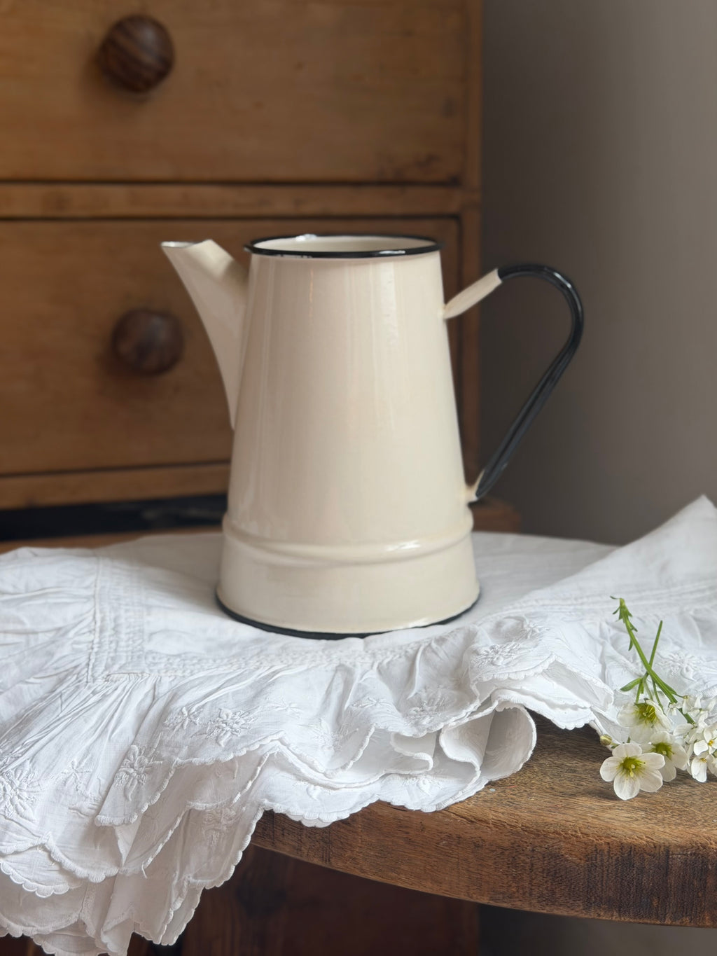 Vintage Enamel Jug