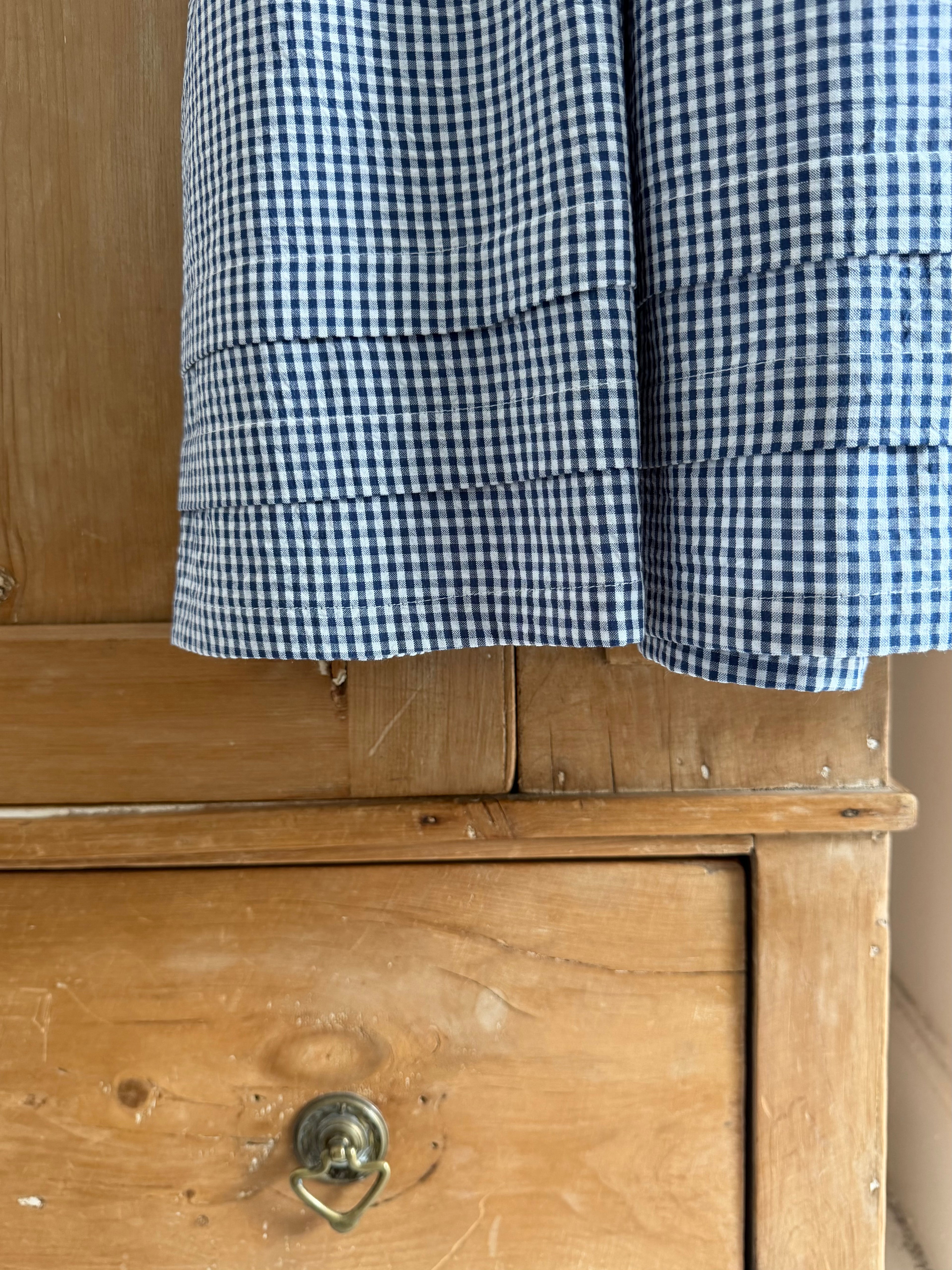 Navy & White Gingham Dawn Dress