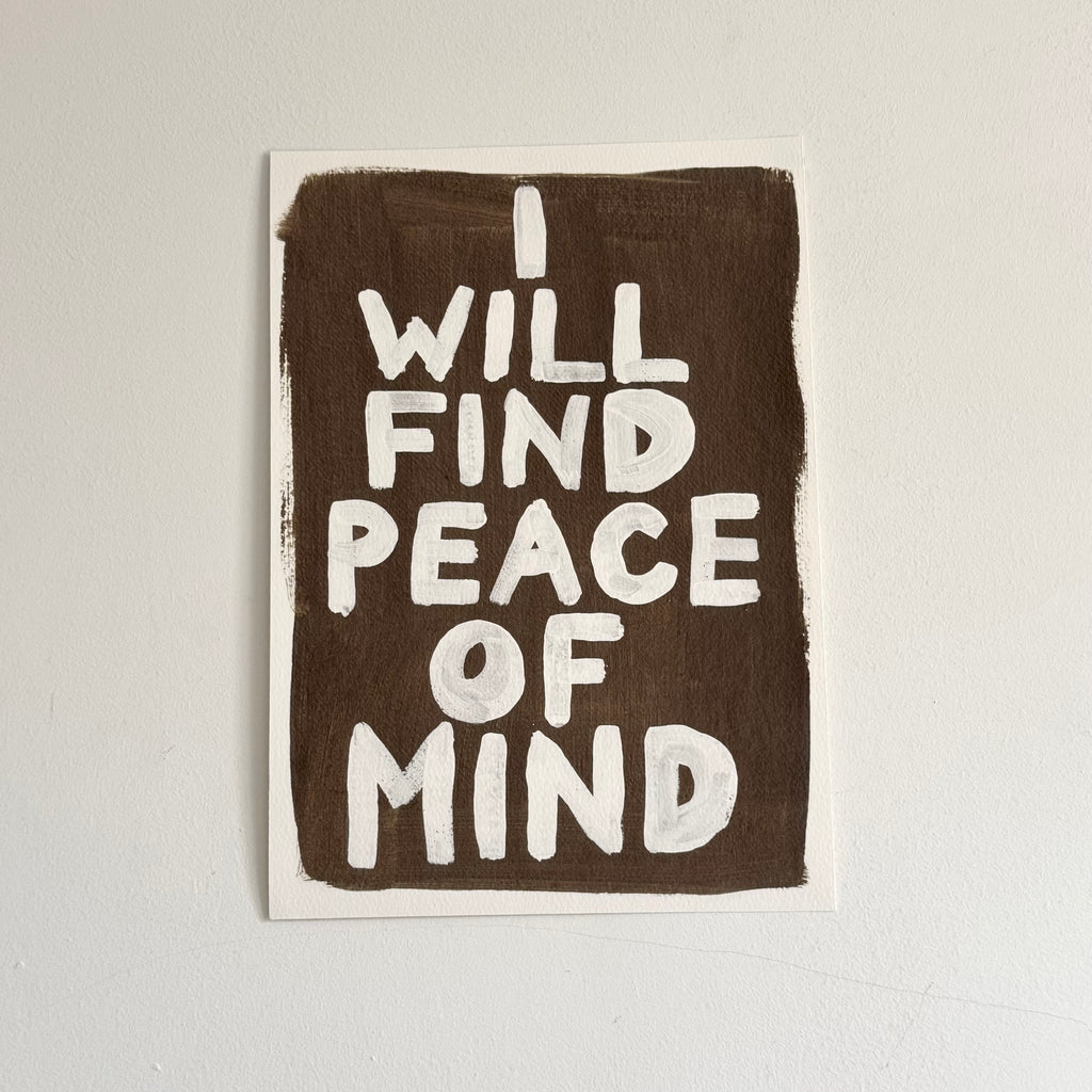Peace of mind painting