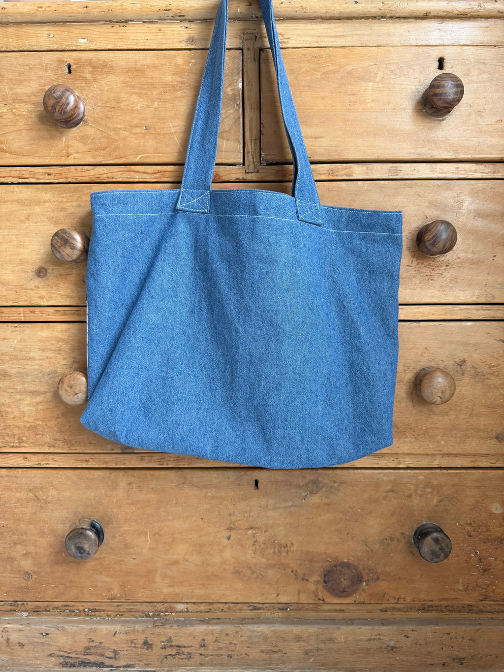 Edith Denim Doily Bag (1)