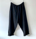 Black Linen Baggies