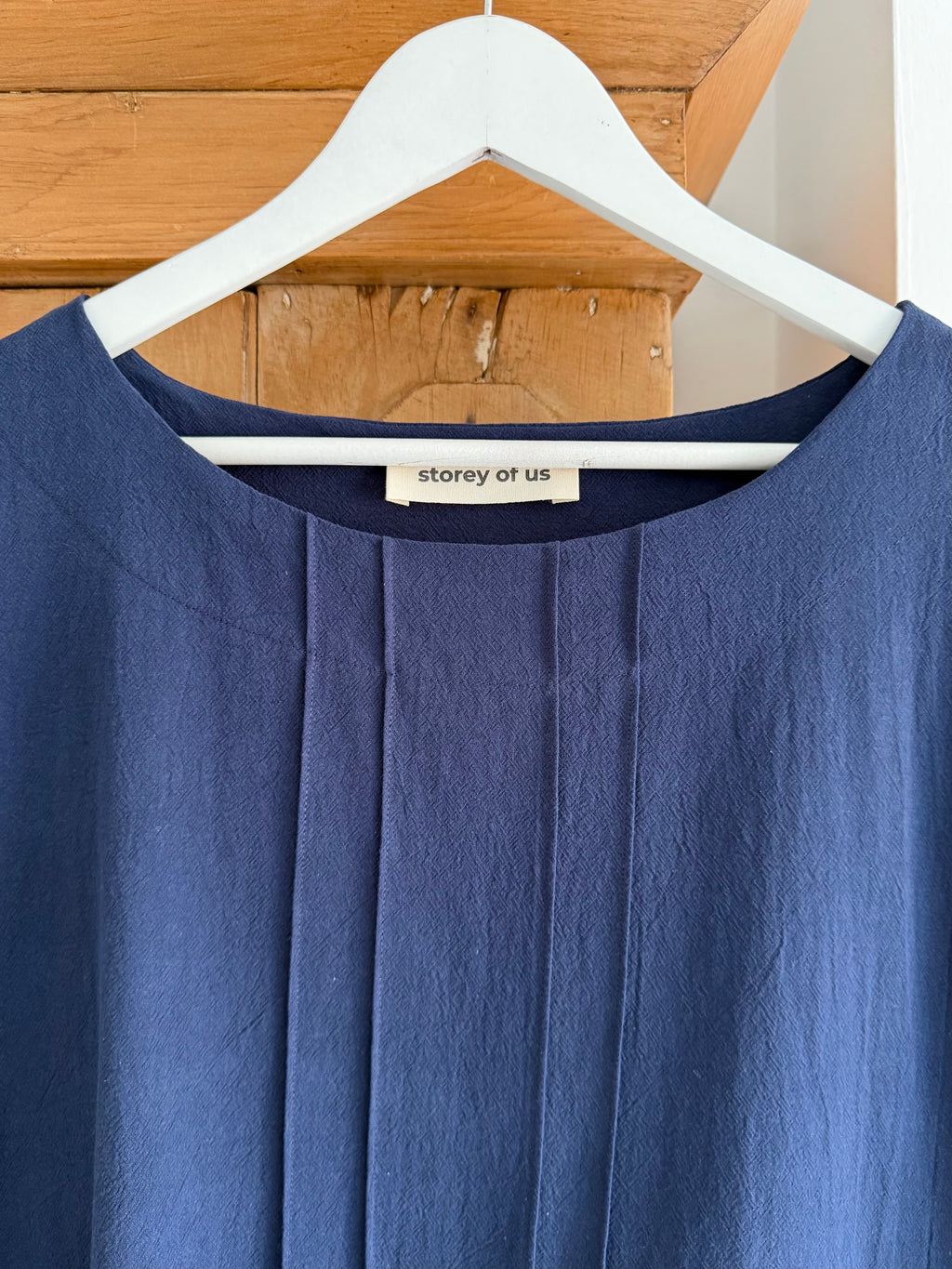 French Navy Dawn Dress