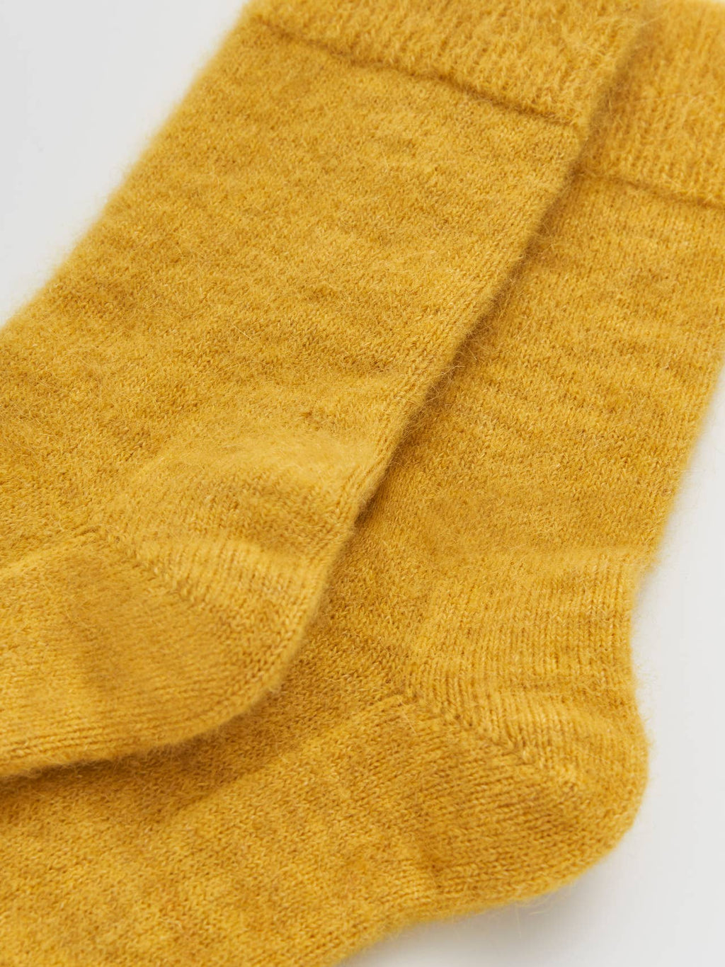 Dandelion Yellow Soft Alpaca Socks