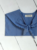 Blue & White Striped Sailor Scarf