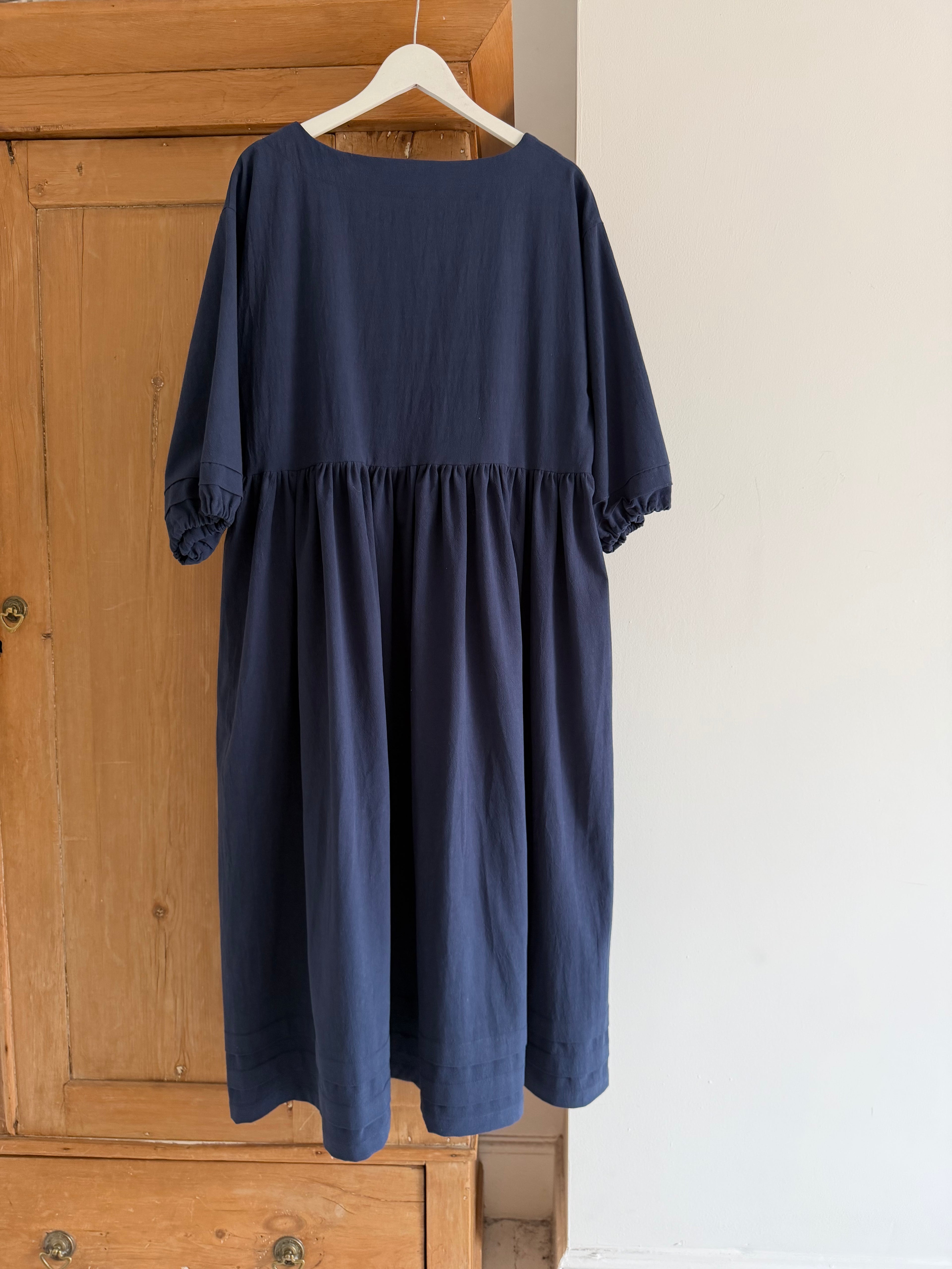 French Navy Dawn Dress
