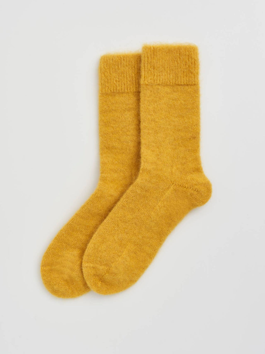 Dandelion Yellow Soft Alpaca Socks
