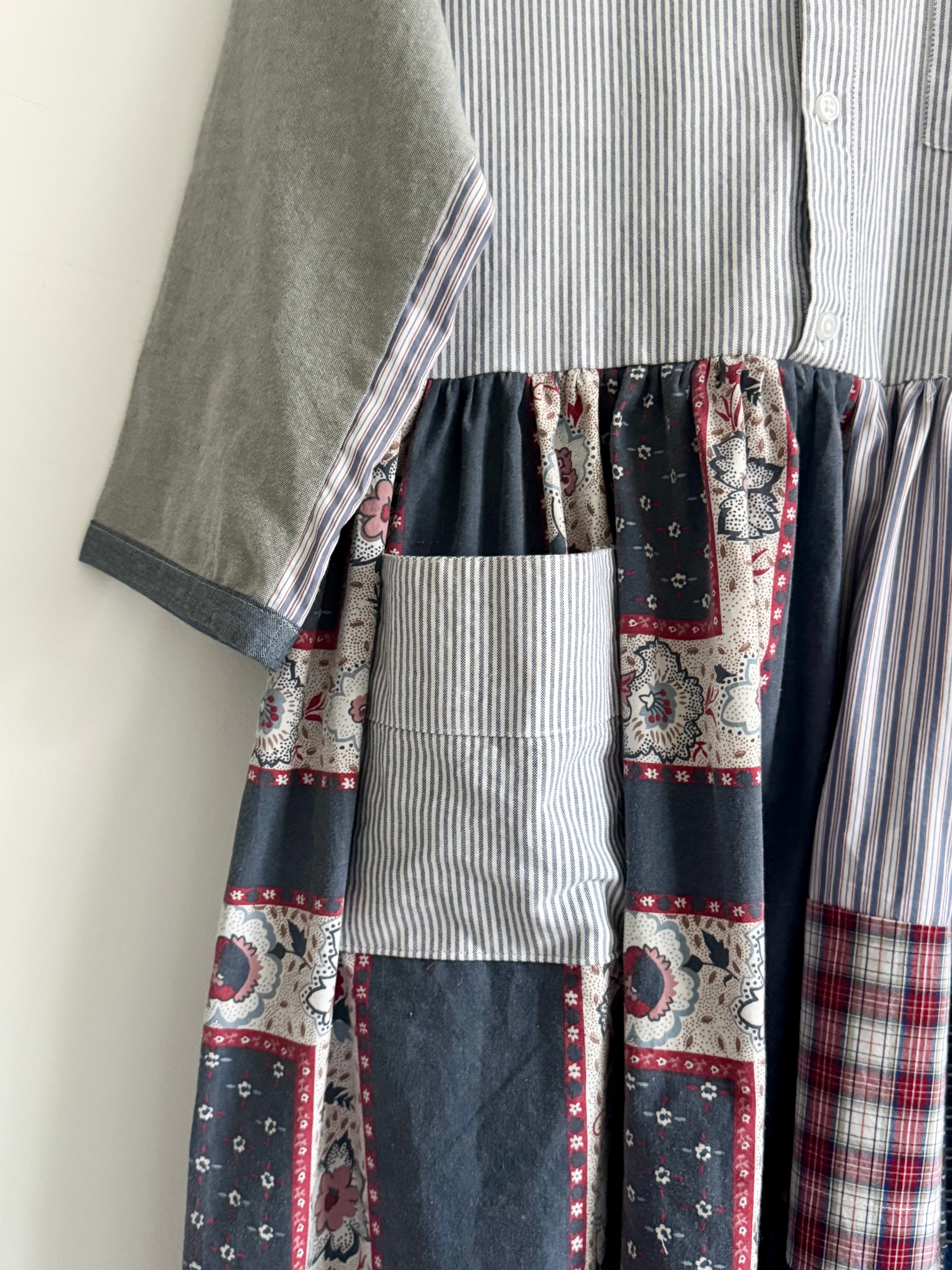 Reworked Patchwork Dress ~ 6