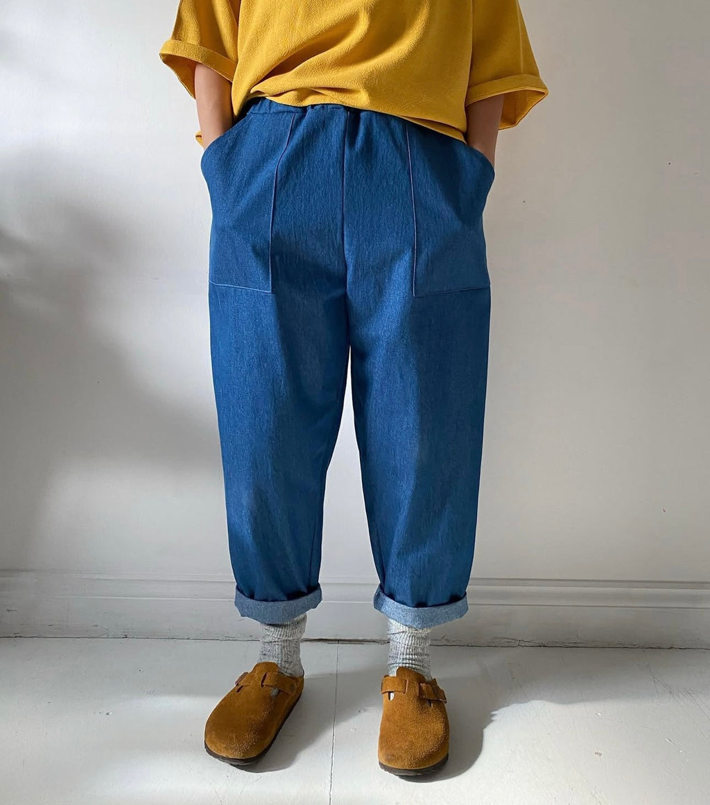 Denim Carpenter Pants