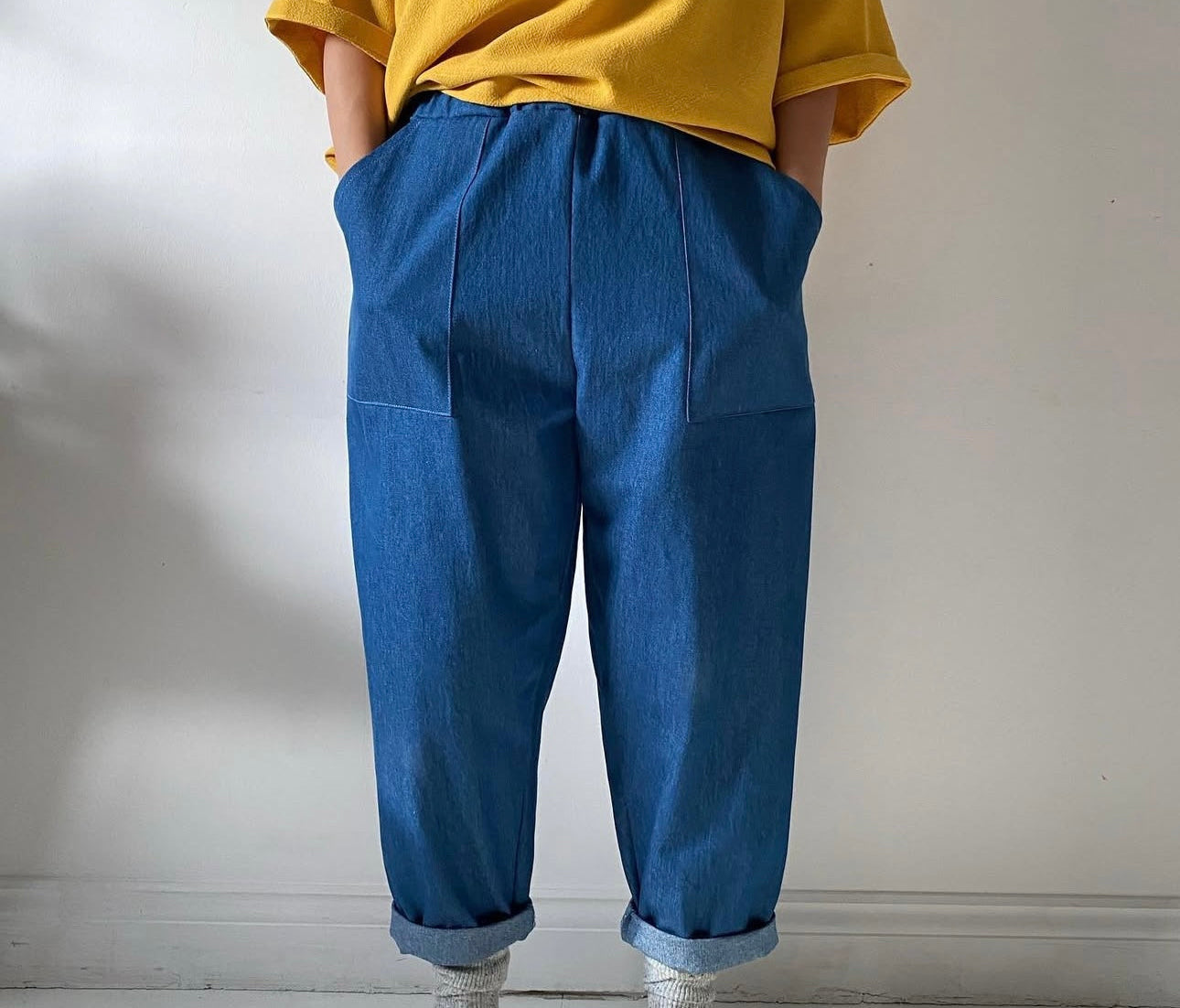 Denim Carpenter Pants